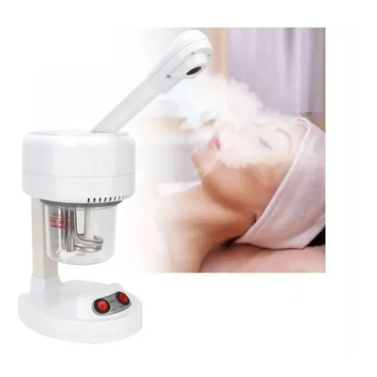 GENERICO - Vapor Portatil Ozono Facial  Iones Limpieza Profunda
