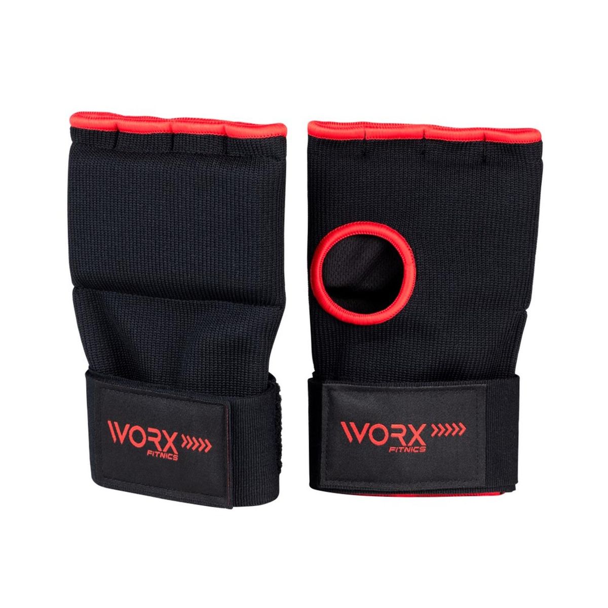 WORX - Guantes Vendas Muñequeras De Boxeo Worx Acolchadas - Negro - M