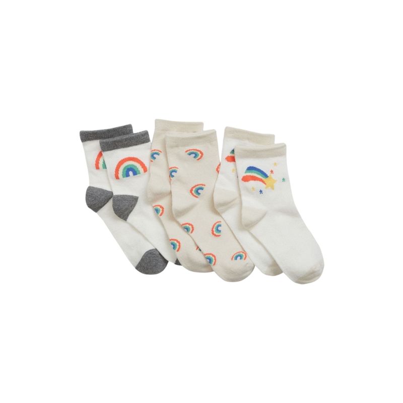 GAP - Calcetines Pack de 3 Blanco GAP