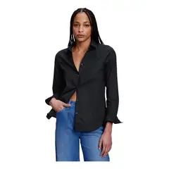 GAP - Camisa De Algodón Negro