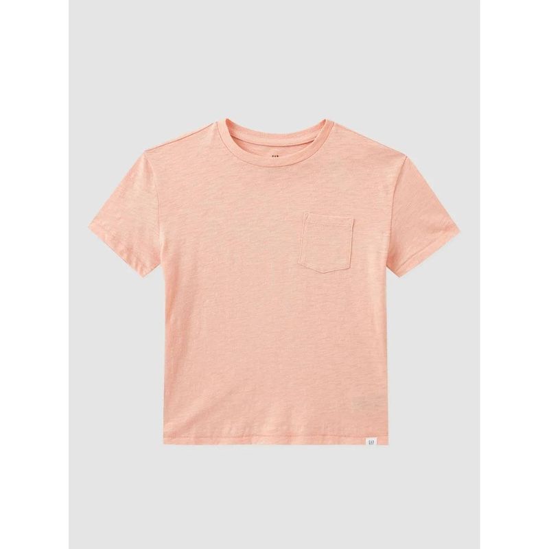 GAP - Polera Niño Pocket Manga Corta Rosado GAP