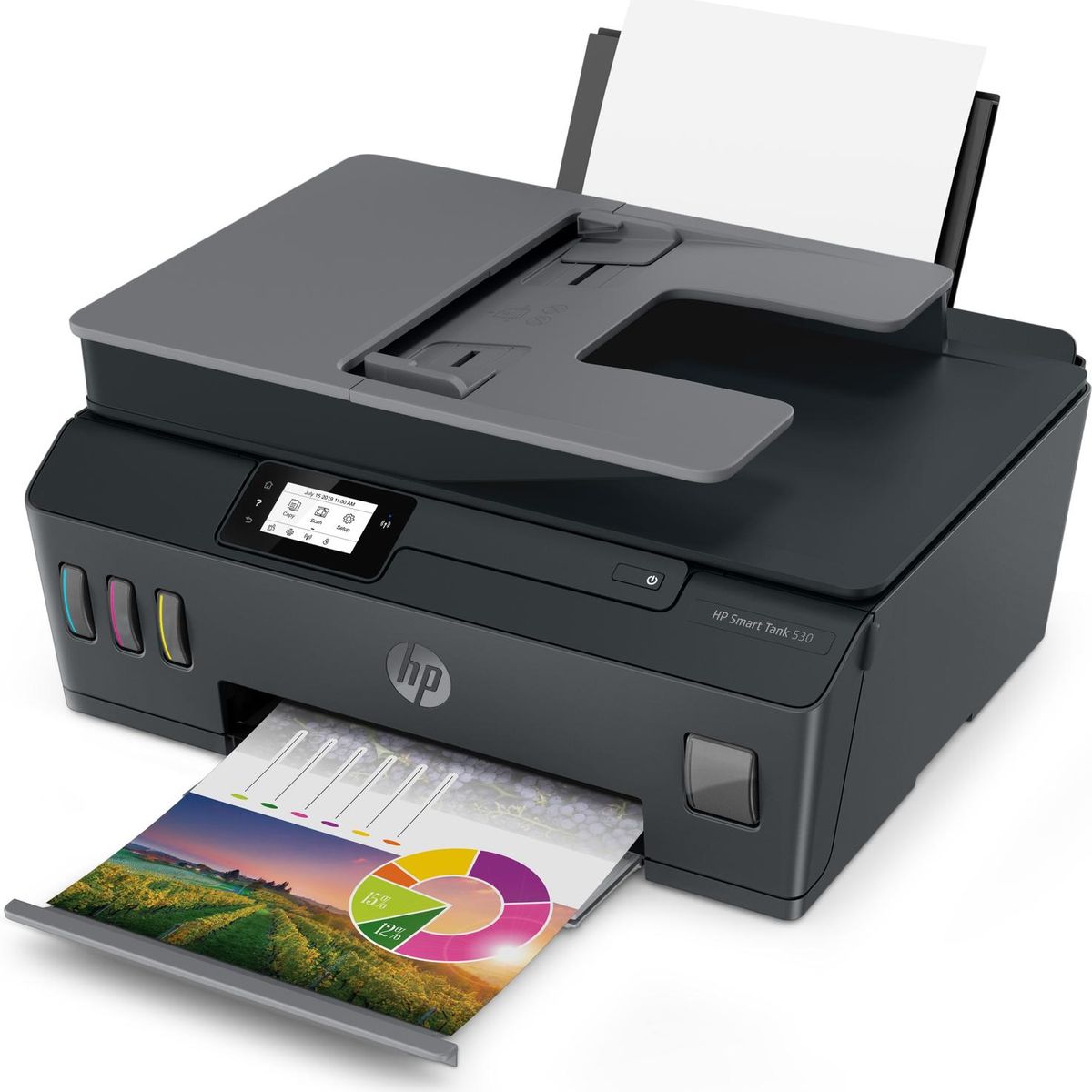 HP - Impresora Multifuncional Smart Tank 530 Color WiFi