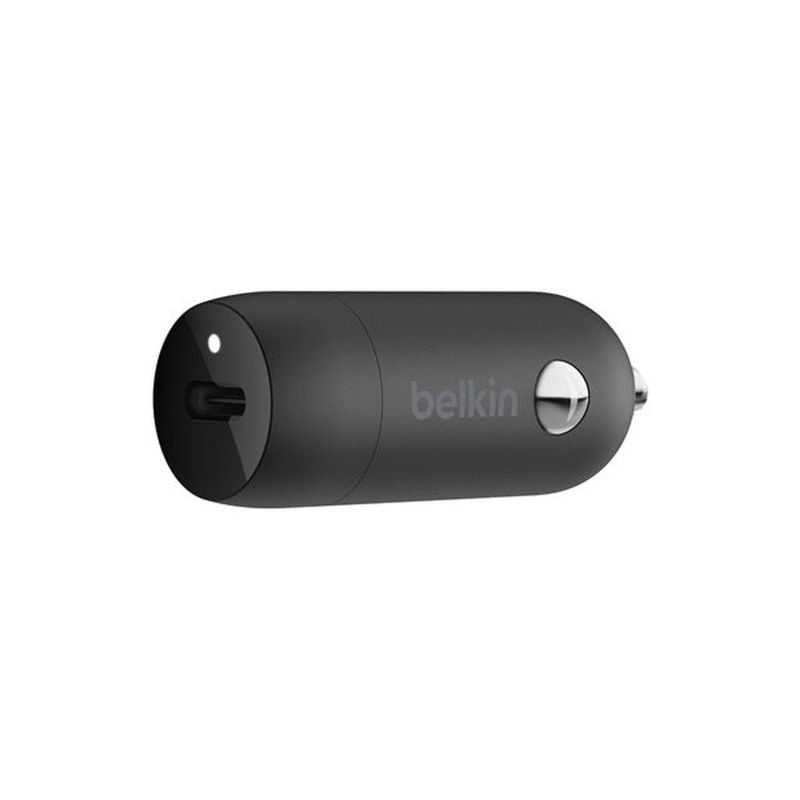BELKIN - Cargador para auto USB-C de 20W con cable Lightning a USB-C