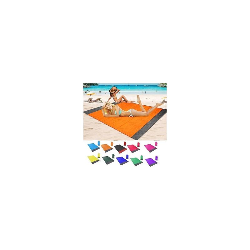 U BUY - Toalla manta Impermeable Para Picnic Playa Colores  Celeste