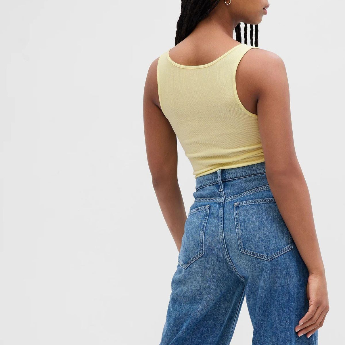 GAP - Polera Sin Manga Amarillo