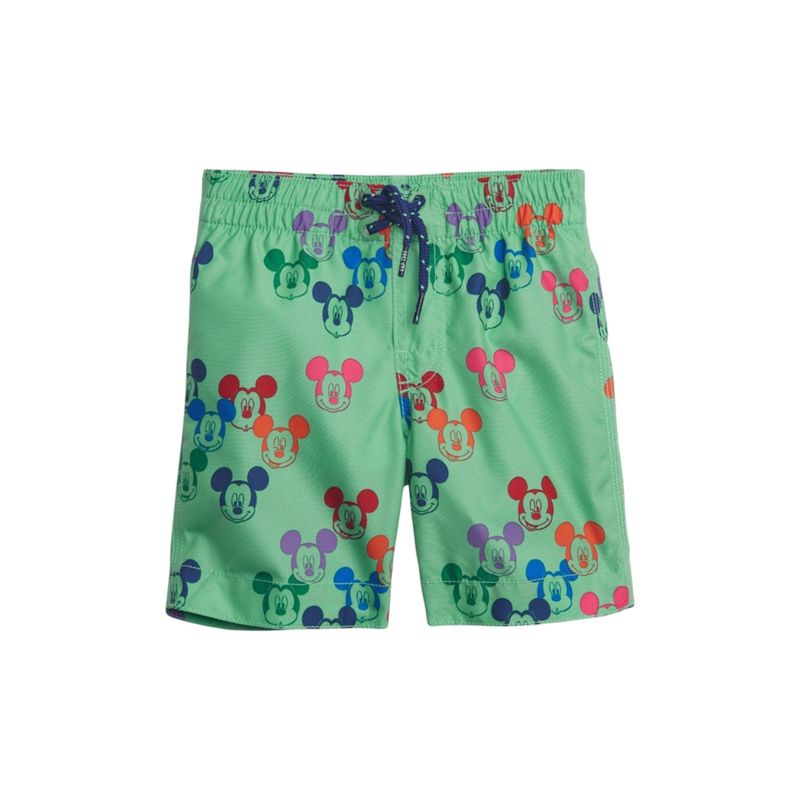 GAP - Traje De Baño Disney Mickey Mouse Verde GAP
