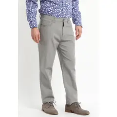 KOTTING - Pantalon Canvas 5 Bolsillos Spandex Gris