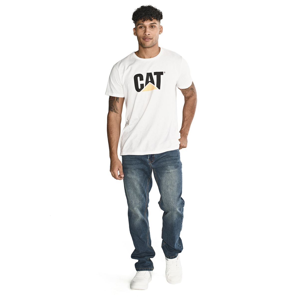 CAT - Jeans Casual Triblend Stretch Den Azul Hombre CAT
