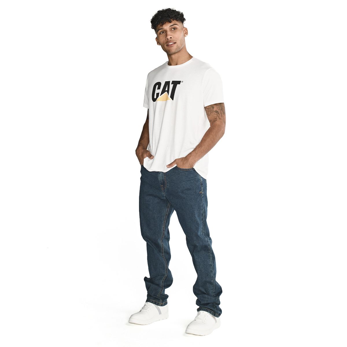 CAT - Jeans Casual Triblend Stretch Dens Azul Hombre CAT