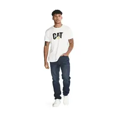CAT - Jeans Eco Stretch Denim Blanco Hombre