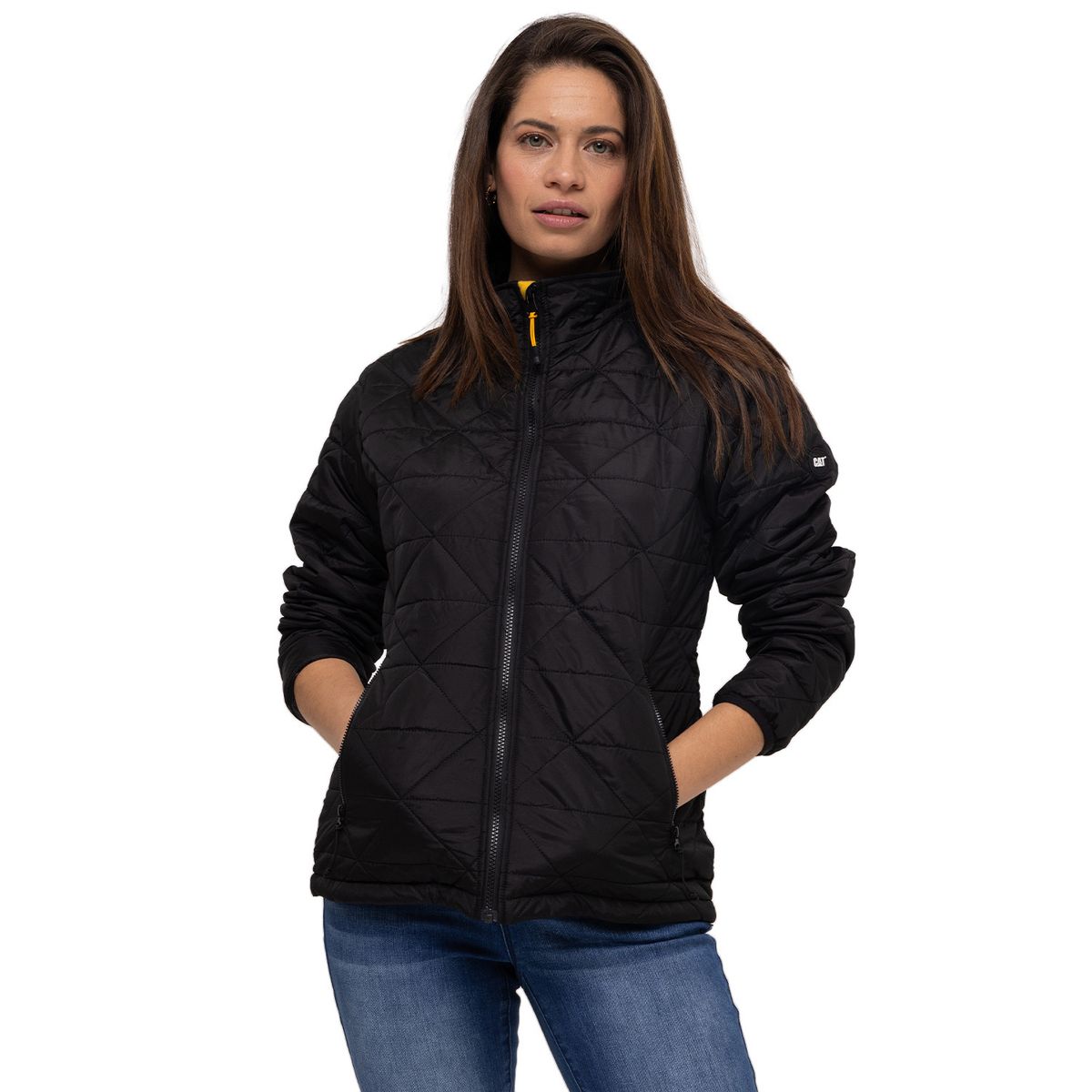 CAT - Chaqueta W Mediumweight Insul Negro Mujer CAT