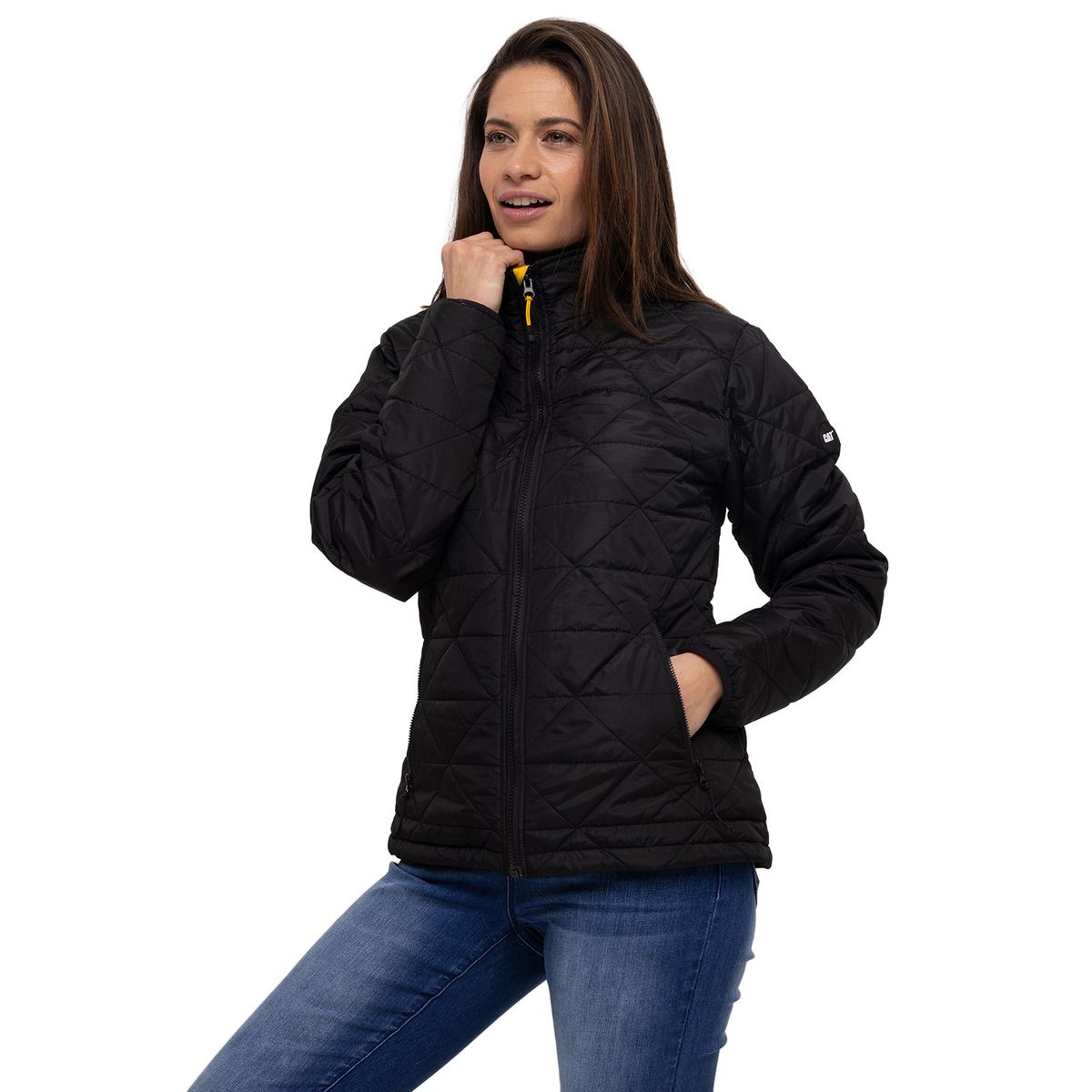 CAT - Chaqueta W Mediumweight Insul Negro Mujer CAT