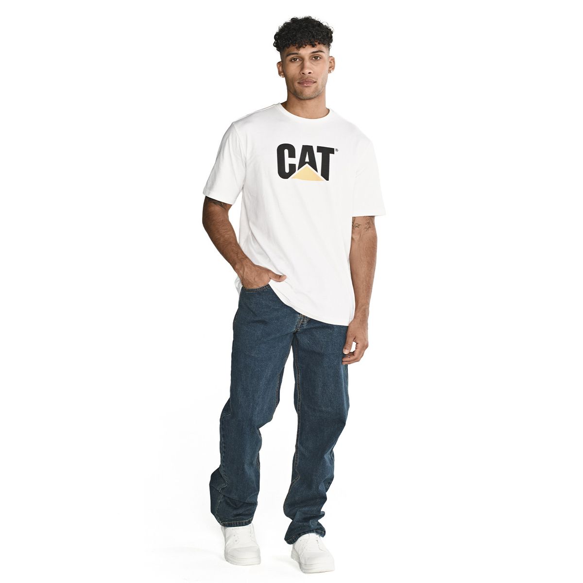 CAT - Jeans Triblend Casual Stretch Den Azul Hombre CAT