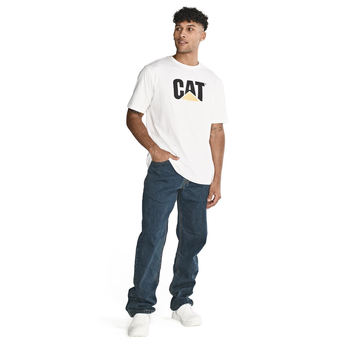 CAT - Jeans Triblend Casual Stretch Den Azul Hombre CAT