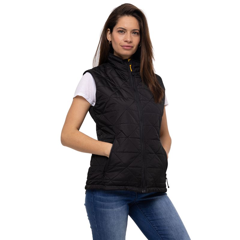 CAT - Chaqueta S/M W Mediumweight Insul Negro Mujer CAT