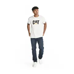 CAT - Jeans Coolmax Denim Slim Blanco Hombre