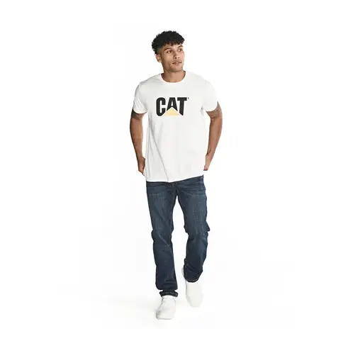 CAT - Jeans Coolmax Denim Slim Blanco Hombre