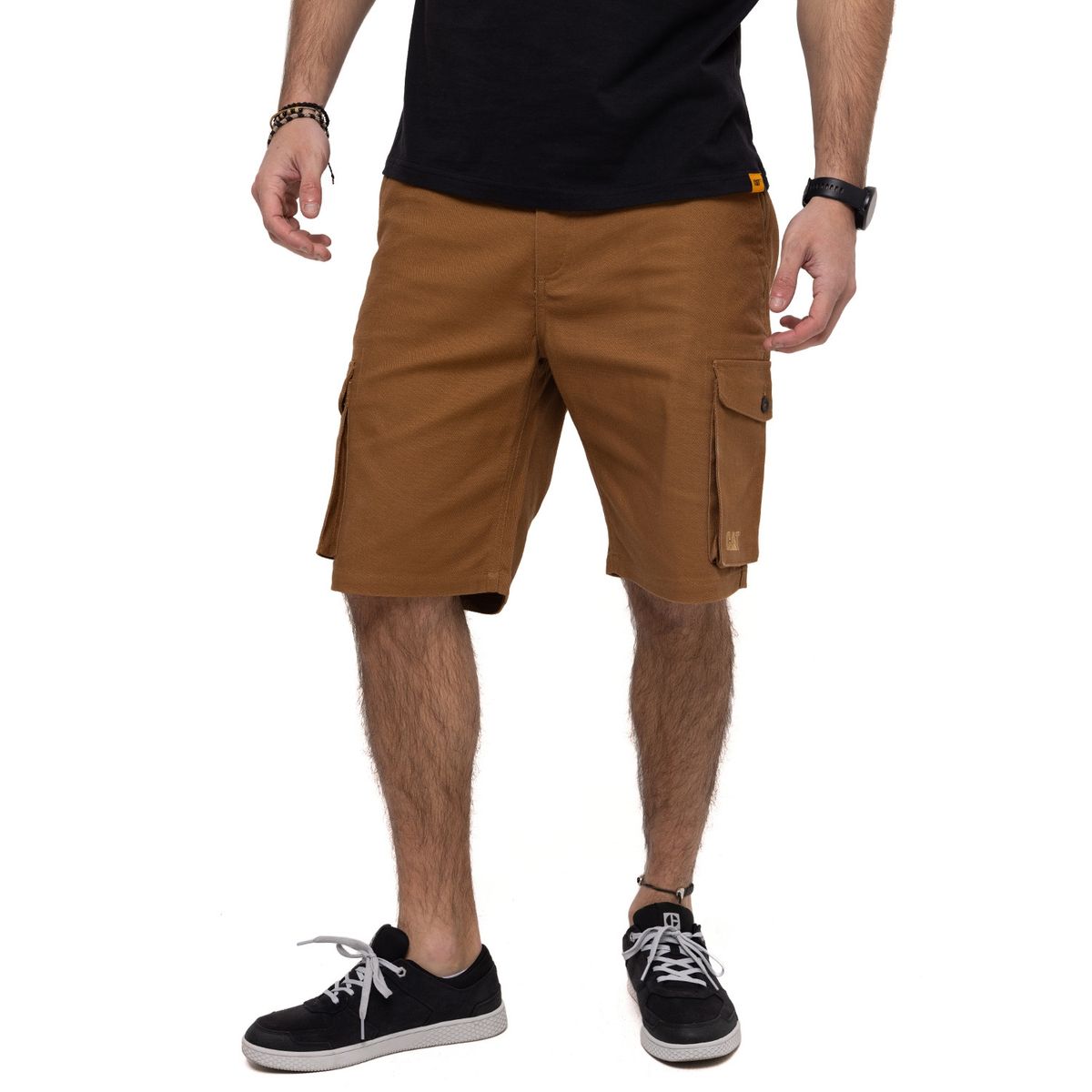 CAT - Short Utility Canvas Cargo Café Oscuro Hombre CAT