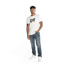 CAT - Jeans Eco Stretch Denim Sl Blanco Hombre