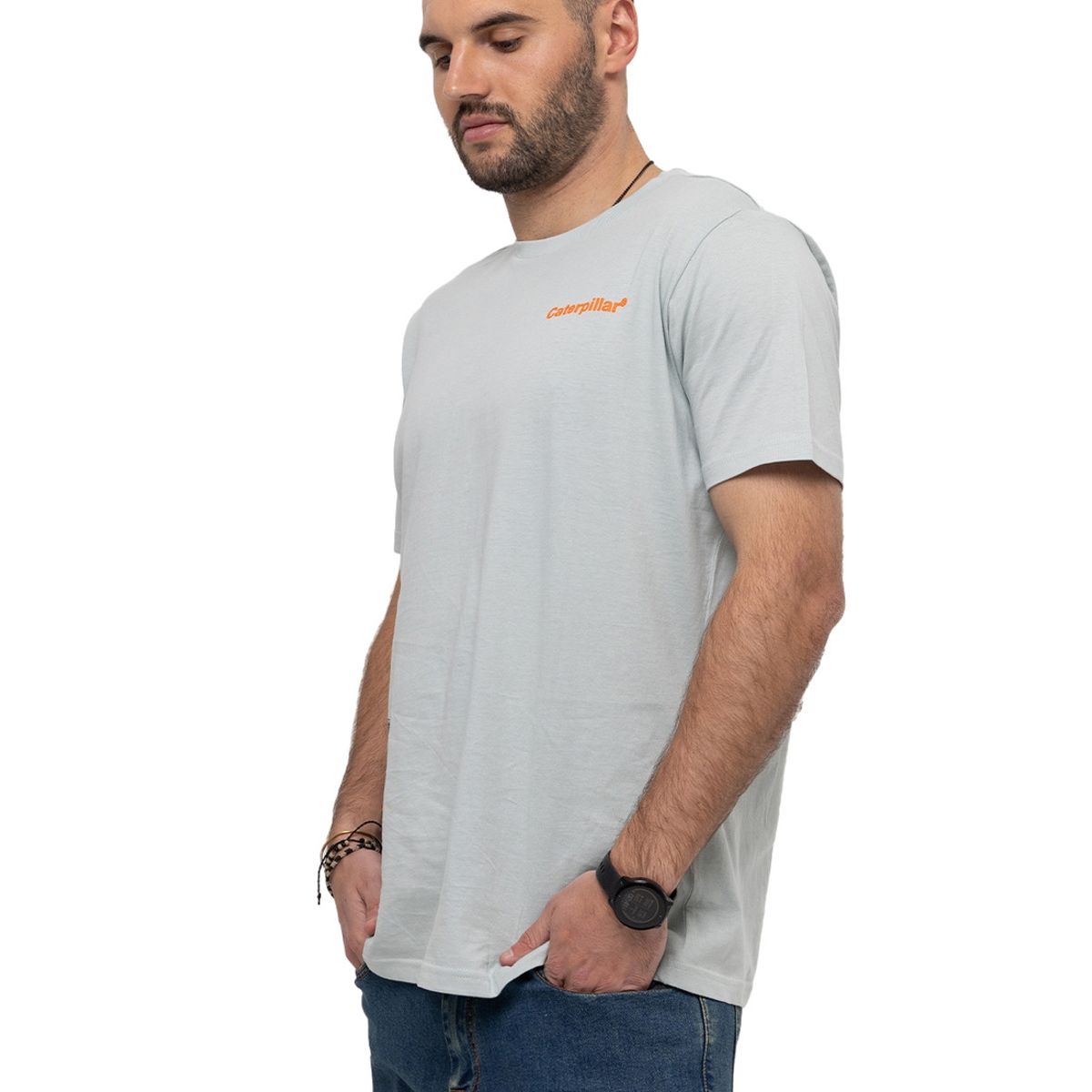 CAT - Polera M/C Operat Freeze Gra 4 Gris Hombre CAT