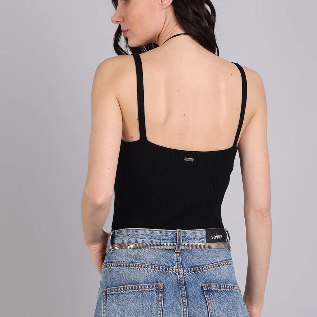 SOVIET - Top Tejido Acanalado Mujer Soviet SOVIET