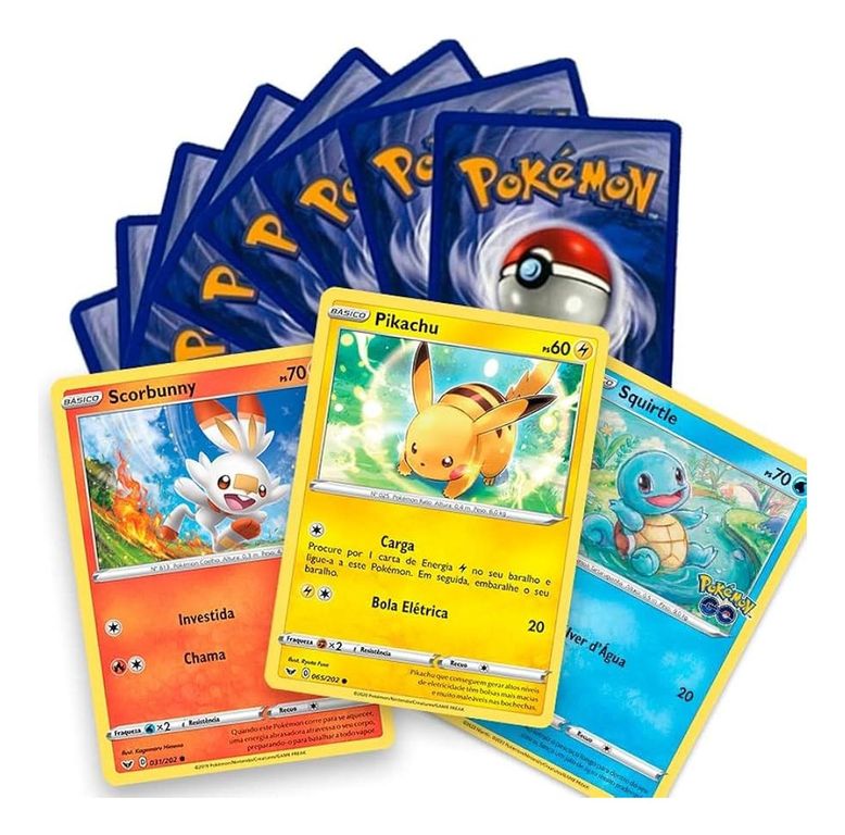 CARTAS POKEMON ORIGINALES 100 UNIDADES PACK01