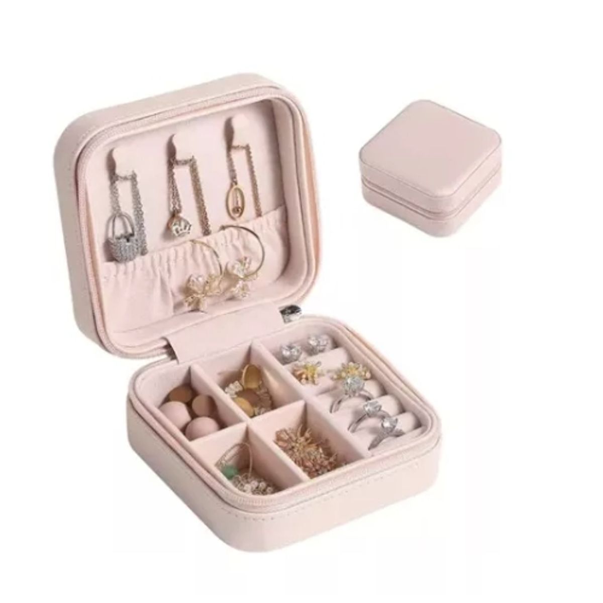 GENERICO - Joyero Caja De Joya Pequeño Y Portátil Organizador De Viaje