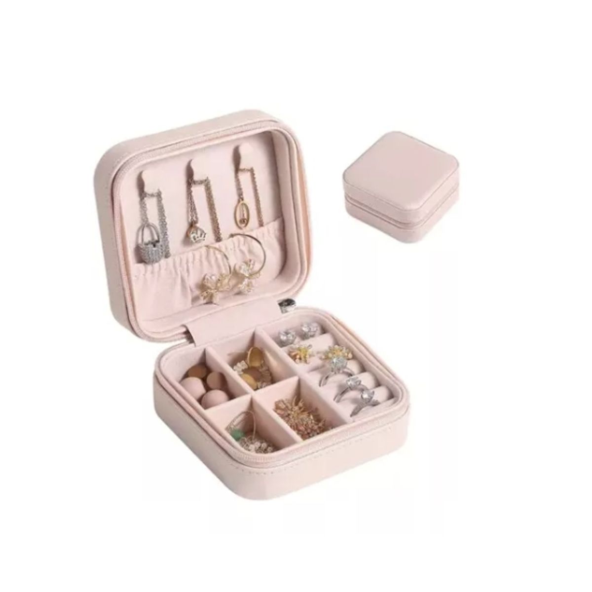 GENERICO - Joyero Caja De Joya Pequeño Y Portátil Organizador De Viaje
