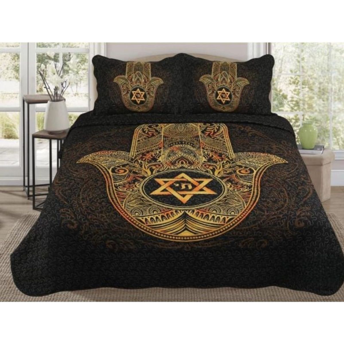 GENERICO - Cubrecamas de verano Quilt 2 Plazas diseños Estampados