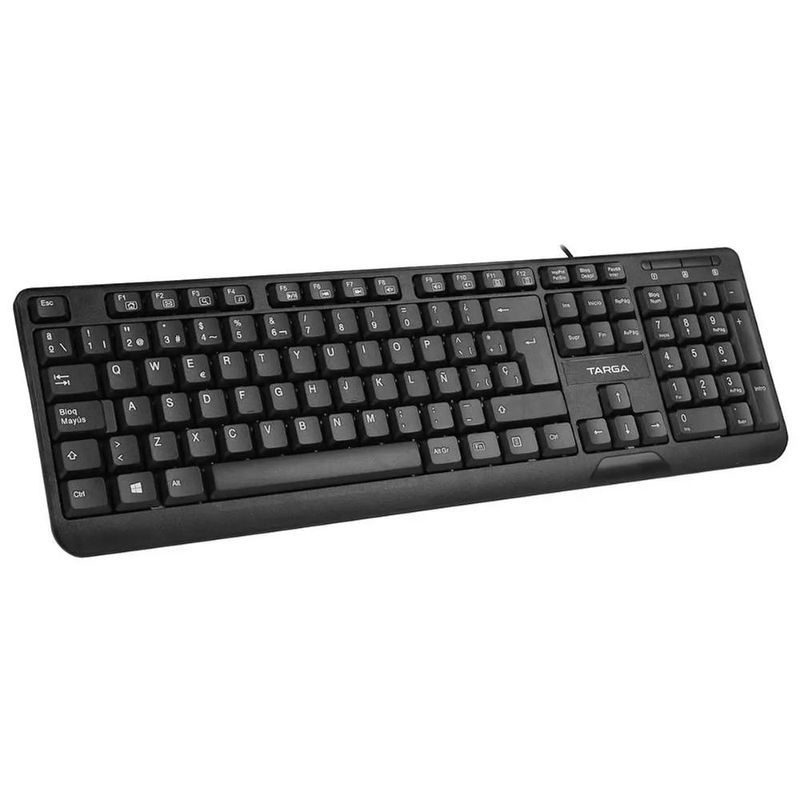 TARGA - Teclado USB para PC Targa TG K50 - Negro