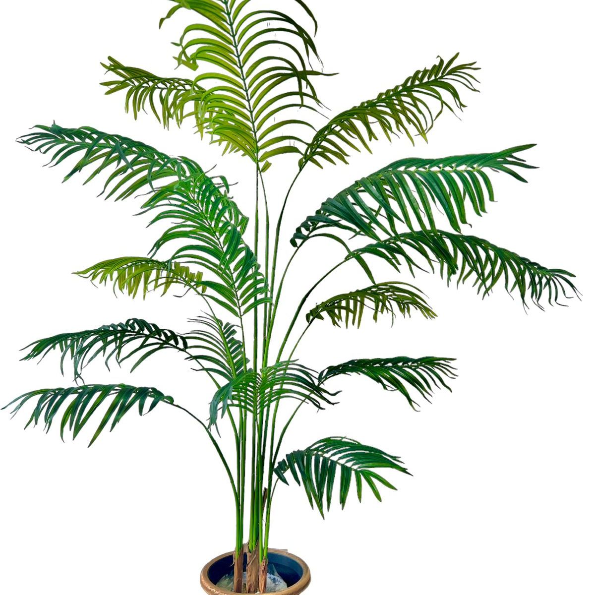 ARBUSTO REAL - Planta Artificial Palmera Premium 180 cm. / 15 Hojas