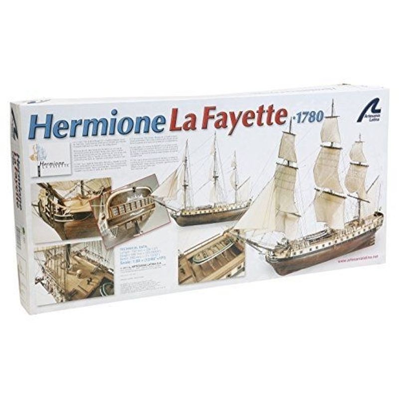 LATINA - LATINA 22517-N MAQUETA DE BARCO EN MADERA NEW HERMIONE
