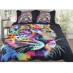 GENERICO - Cubrecamas de verano Quilt 2 Plazas diseños Estampados