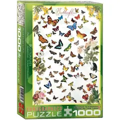 EUROGRAPHICS - 6000-0077 BUTTERFLIES PUZZLE 1000 PIEZAS