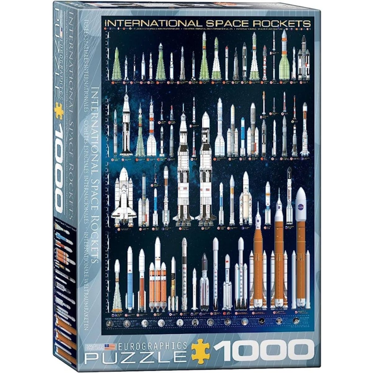 EUROGRAPHICS - EUROGRAPHICS 6000-1015 INTERNATIONAL SPACE ROCKETS PUZZLE