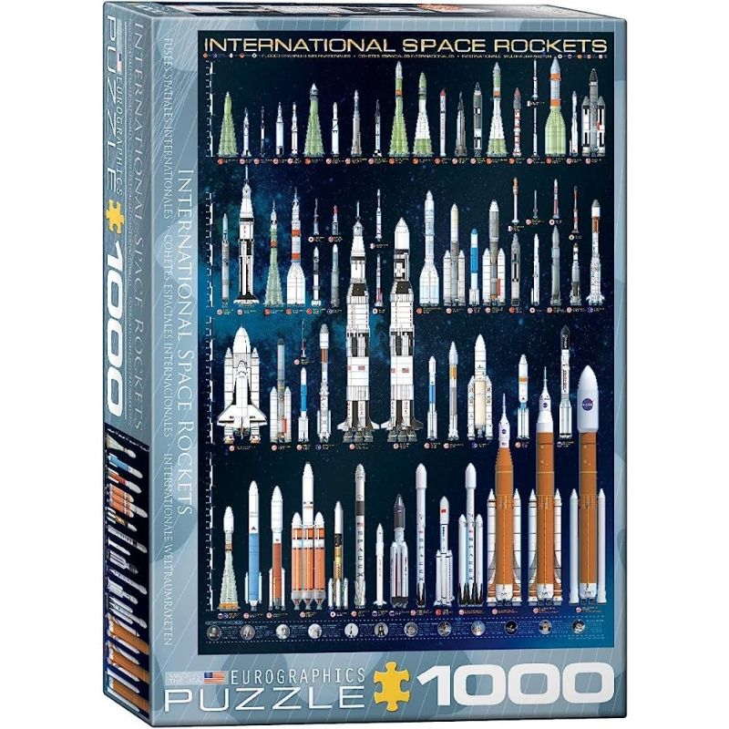 EUROGRAPHICS - EUROGRAPHICS 6000-1015 INTERNATIONAL SPACE ROCKETS PUZZLE