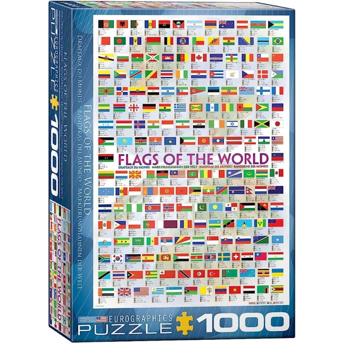 EUROGRAPHICS - EUROGRAPHICS 6000-0128 FLAGS OF THE WORLD PUZZLE 1000 PIEZAS