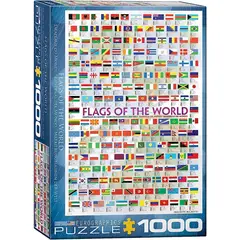 EUROGRAPHICS - 6000-0128 FLAGS OF THE WORLD PUZZLE 1000 PIEZAS