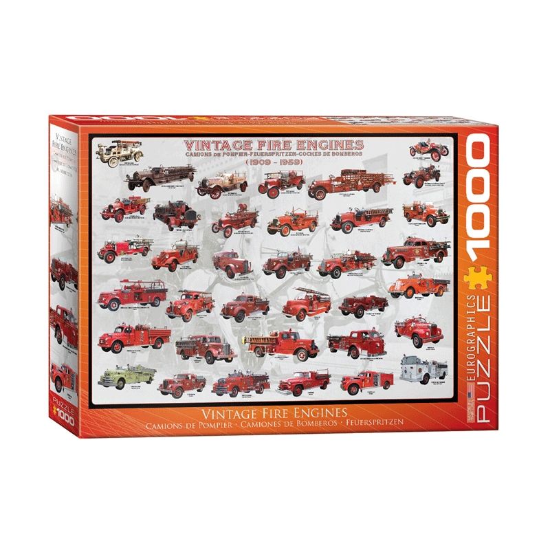 EUROGRAPHICS - EUROGRAPHICS 6000-0239 VINTAGE FIRE ENGINES PUZZLE 1000