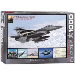 EUROGRAPHICS - 6000-4956 X F 16 FIGHTING PUZZLE 1000 PIEZAS