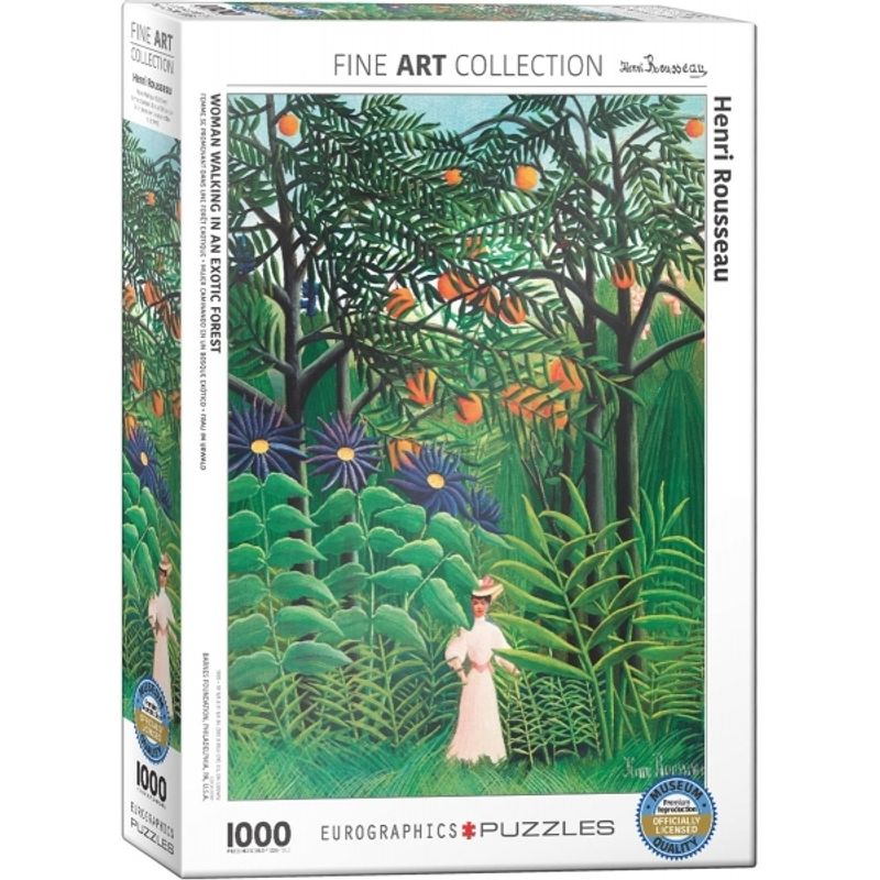 EUROGRAPHICS - EUROGRAPHICS 6000-5608 WOMAN IN AN EXOTIC FOREST BY H PUZZLE