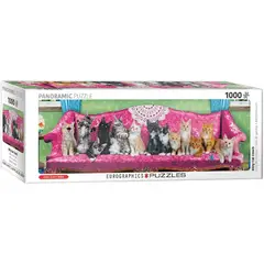 EUROGRAPHICS - 6010-5629 KITTY CAT COUCH PUZZLE 1000 PIEZAS
