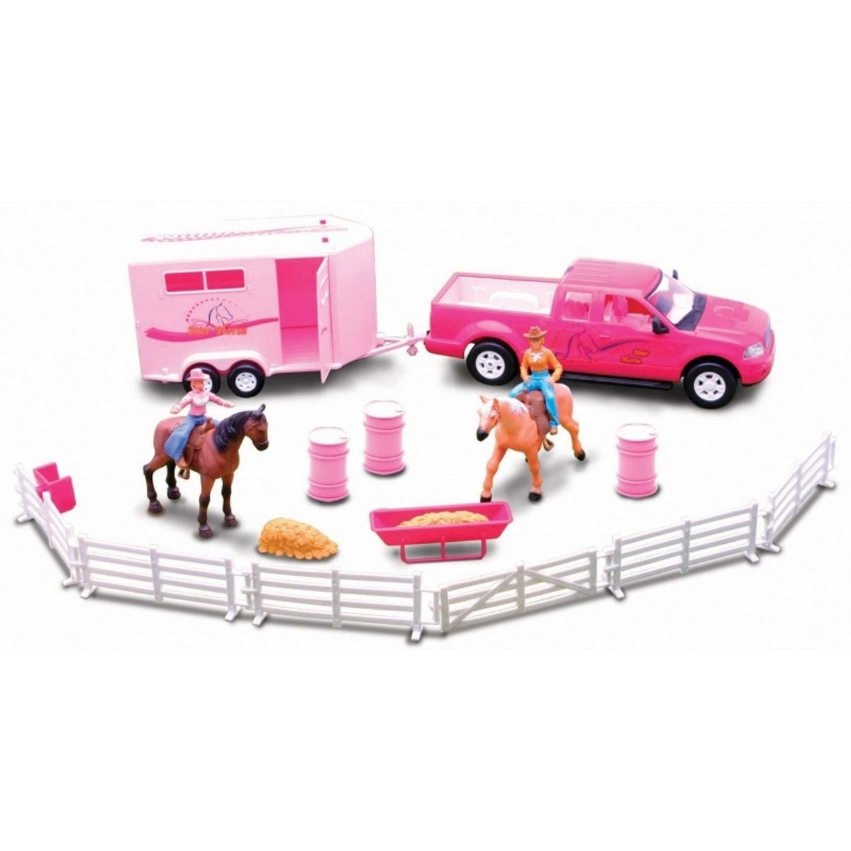 GENERICO - NEWRAY 37335 PINK RIDING ACADEMY DELUXE SET