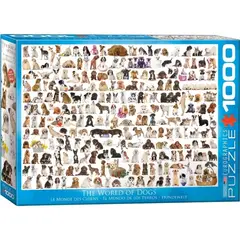 EUROGRAPHICS - 6000-0581 WORLD OF DOGS PUZZLE PUZZLE 1000