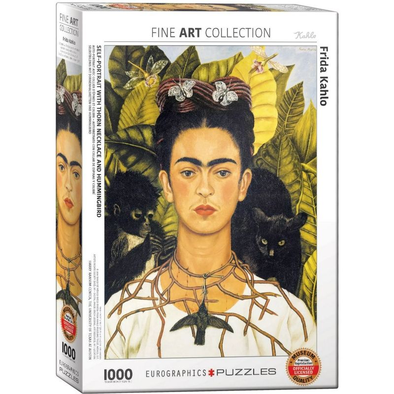 EUROGRAPHICS - EUROGRAPHICS 6000-0802 SELF PORTRAIT WITH HUMMINGBIRD PUZZLE