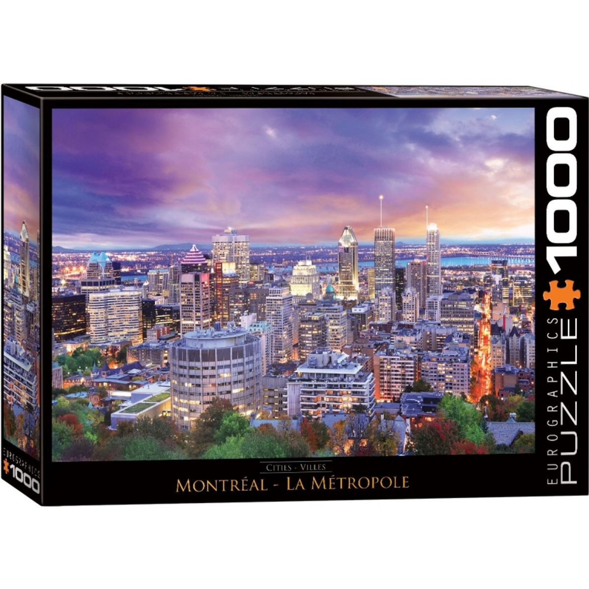 EUROGRAPHICS - EUROGRAPHICS 6000-0737 MONTREAL LA METROPOLE PUZZLE 1000