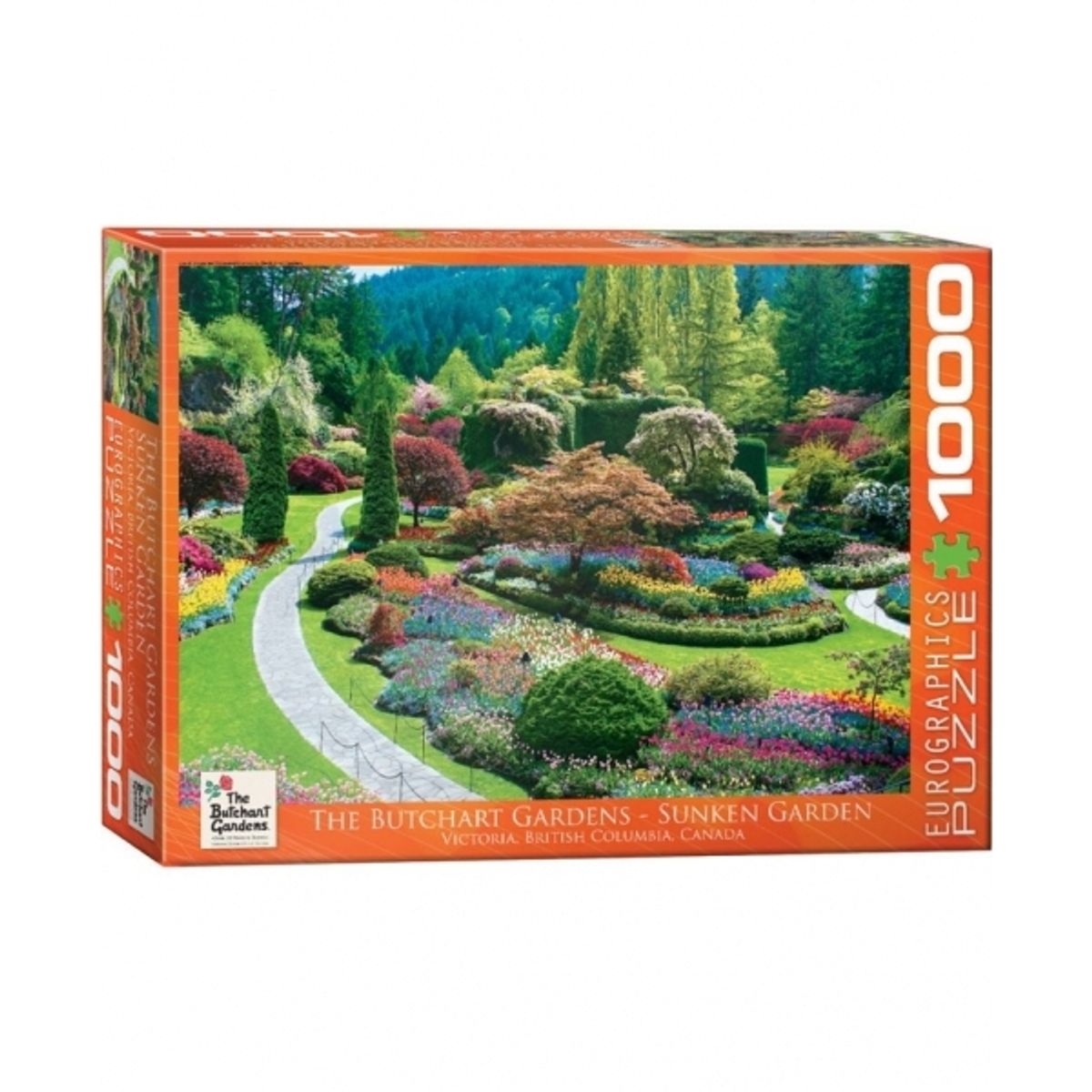 EUROGRAPHICS - EUROGRAPHICS 6000-0700 BUTCHART SUNKEN GARDENS PUZZLE 1000