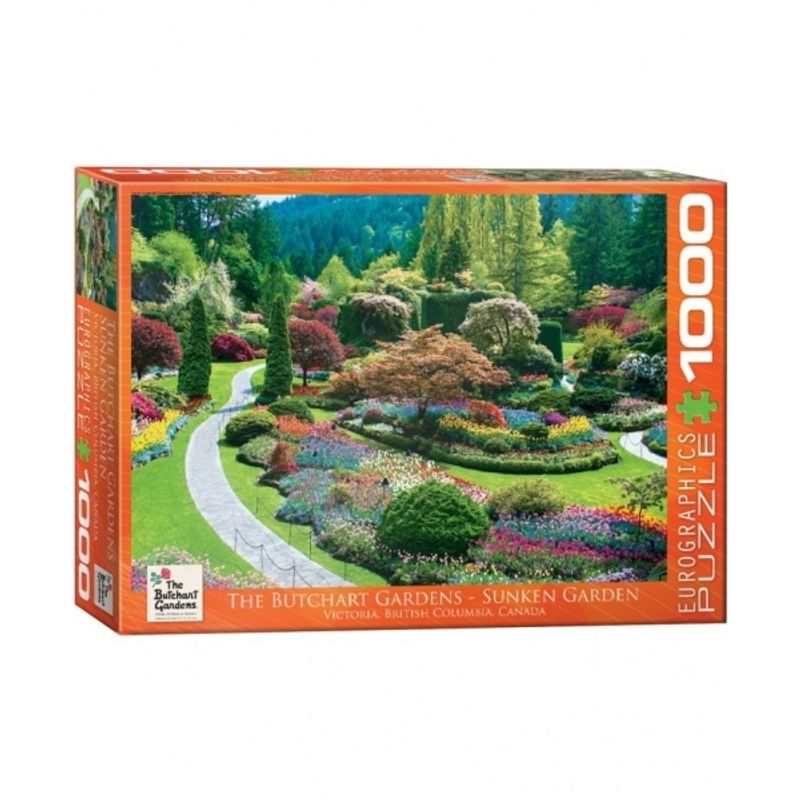 EUROGRAPHICS - EUROGRAPHICS 6000-0700 BUTCHART SUNKEN GARDENS PUZZLE 1000