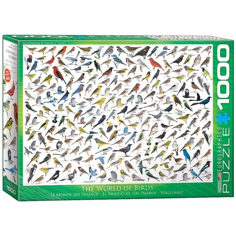 EUROGRAPHICS - EUROGRAPHICS 6000-0821 THE WORLD OF BIRDS PUZZLE 1000 PIEZAS