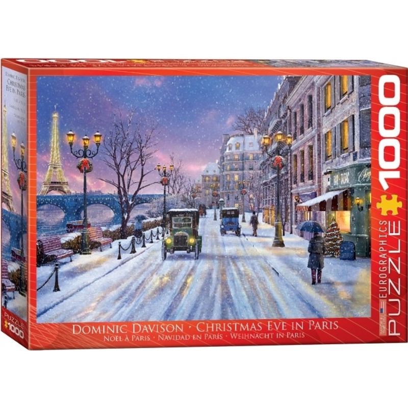 EUROGRAPHICS - EUROGRAPHICS 6000-0785 CHRISTMAS EVE IN PARIS PUZZLE 1000